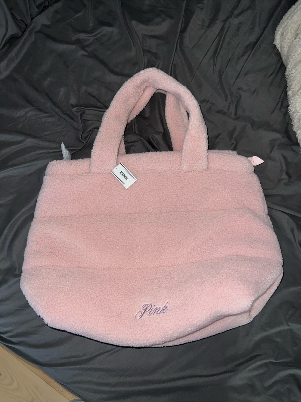 PINK Victoria's Secret Pink Sherpa Tote